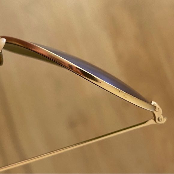 RAYBAN Blue Flash Lenses Aviators - Picture 15 of 16